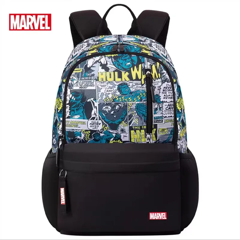 Disney New School Bags For Boys Primary Middle Student Shoulder Orthopedic Backpack Spider Man Grade 2-6 Large Capacity Mochila