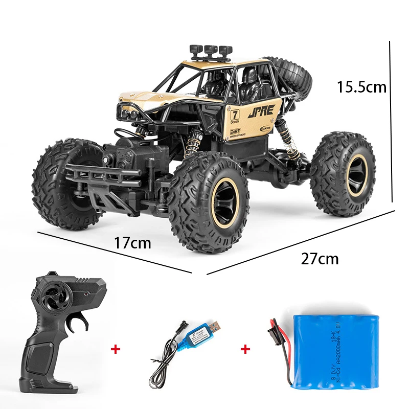 1:8 2.4GHZ Oversized Half-meter Body Alloy Climbing Remote Control Car 4WD Mountain Big Foot Off-road Vehicle Children's Toys lamborghini rc car RC Cars