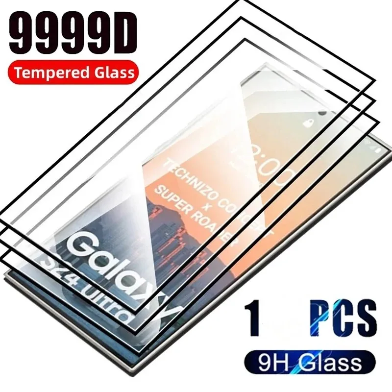 Vetro Temperato Per Samsung Galaxy S24 Ultra S23 Ultra Fingerprint Unlock Screen Protector S24 Plus S23 + S23 Ultra Glass