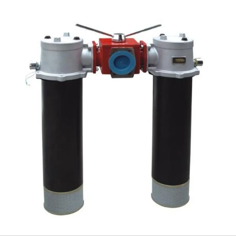 Zuverlässige Qualität, hydraulischer Doppelkorb-Rücklaufölfilter, Doppelschale 10-1000 Mikron Filterqualität 10-7800 l/min