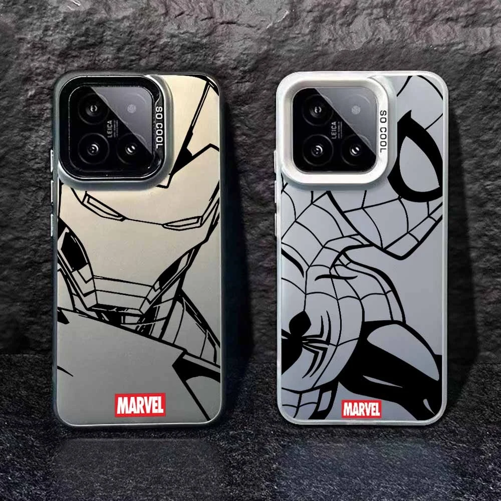 Spider-Man and Iron Man Design Phone Case