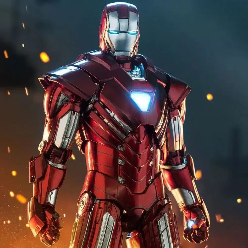 Hot Toys Iron Man 10Th Anniversary Mk33 Silver Centurion Collection Movie Character Models Regali Per Bambini
