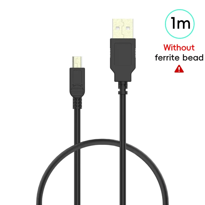 Data Frog USB 2.0 タイプA - ミニB 5ピン 充電＆データ同期ケーブル PSP1000/2000/3000 NDSi PS3コントローラー Wii U Pro対応