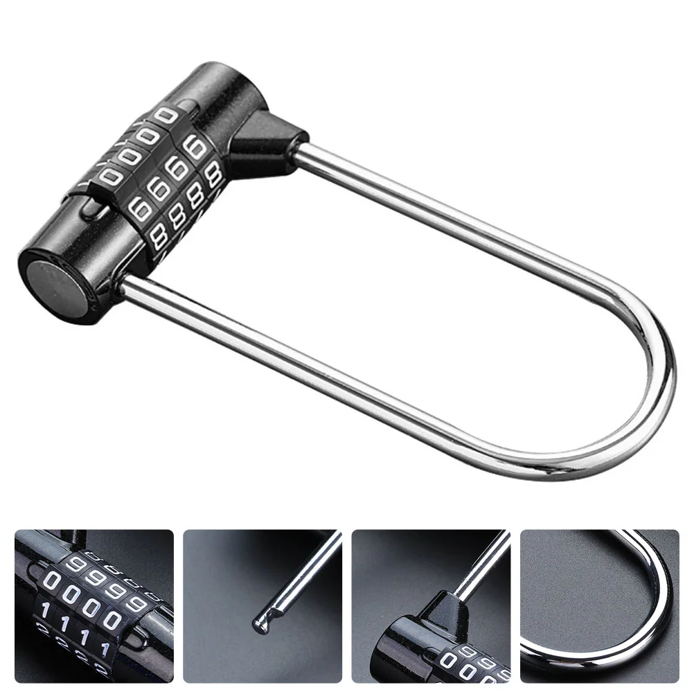 

Lengthened Combination Lock 4 Combination Padlock for Gym School Office