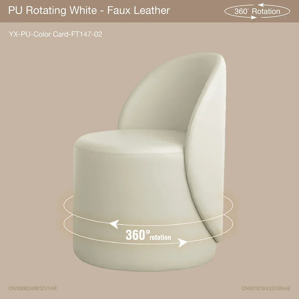 PU Rotating White