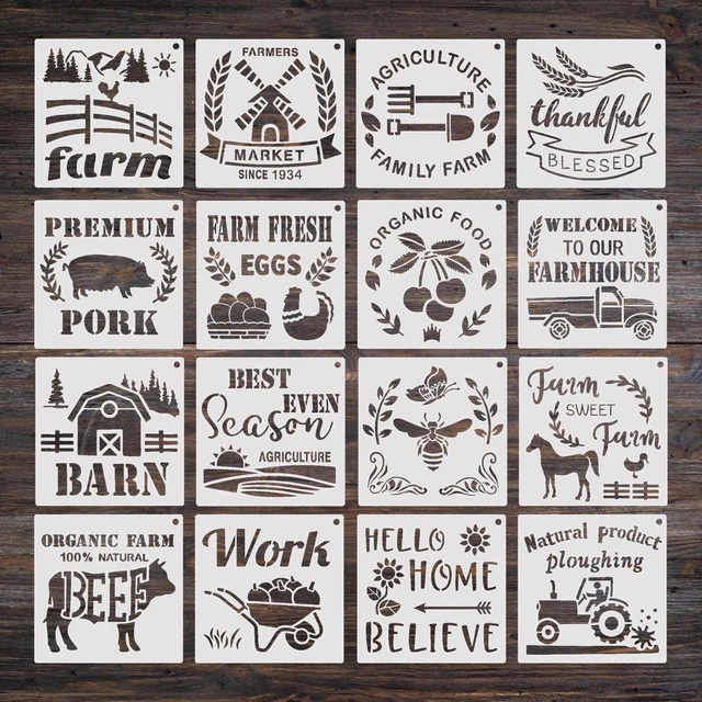 Free Farmhouse Sign Printables and Stencils