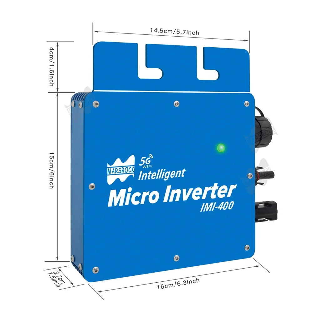 Description Picture 4 of item1600W 400W MPPT Grid Tie Solar Inverter Intelligent Microinverter With WiFi Function 20-50VDC Solar Panel Input For Home Grid