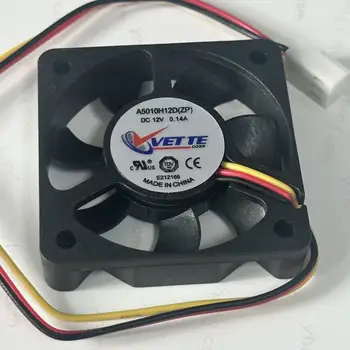Vette A5010H12D DC 12V 0.14A 50x50x10mm 3-Wire Server Cooling Fan 1