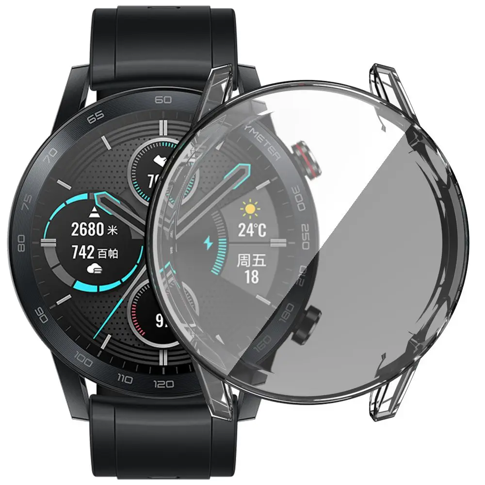 Ultra Thin Soft TPU Plated Smart Watch Case & Screen Protector - 360° Full Coverage