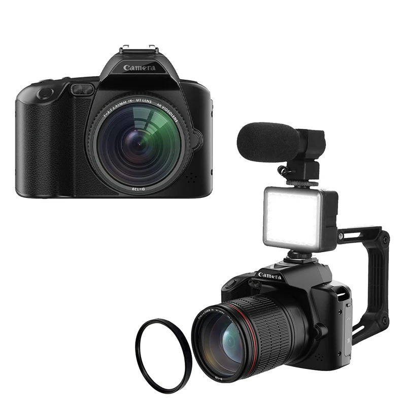 

Digital Photography Camera 4K WIFI Web Cam Vintage Vlog Video Recorder 64MP Camcorder Camera Zoom Blogging Camera