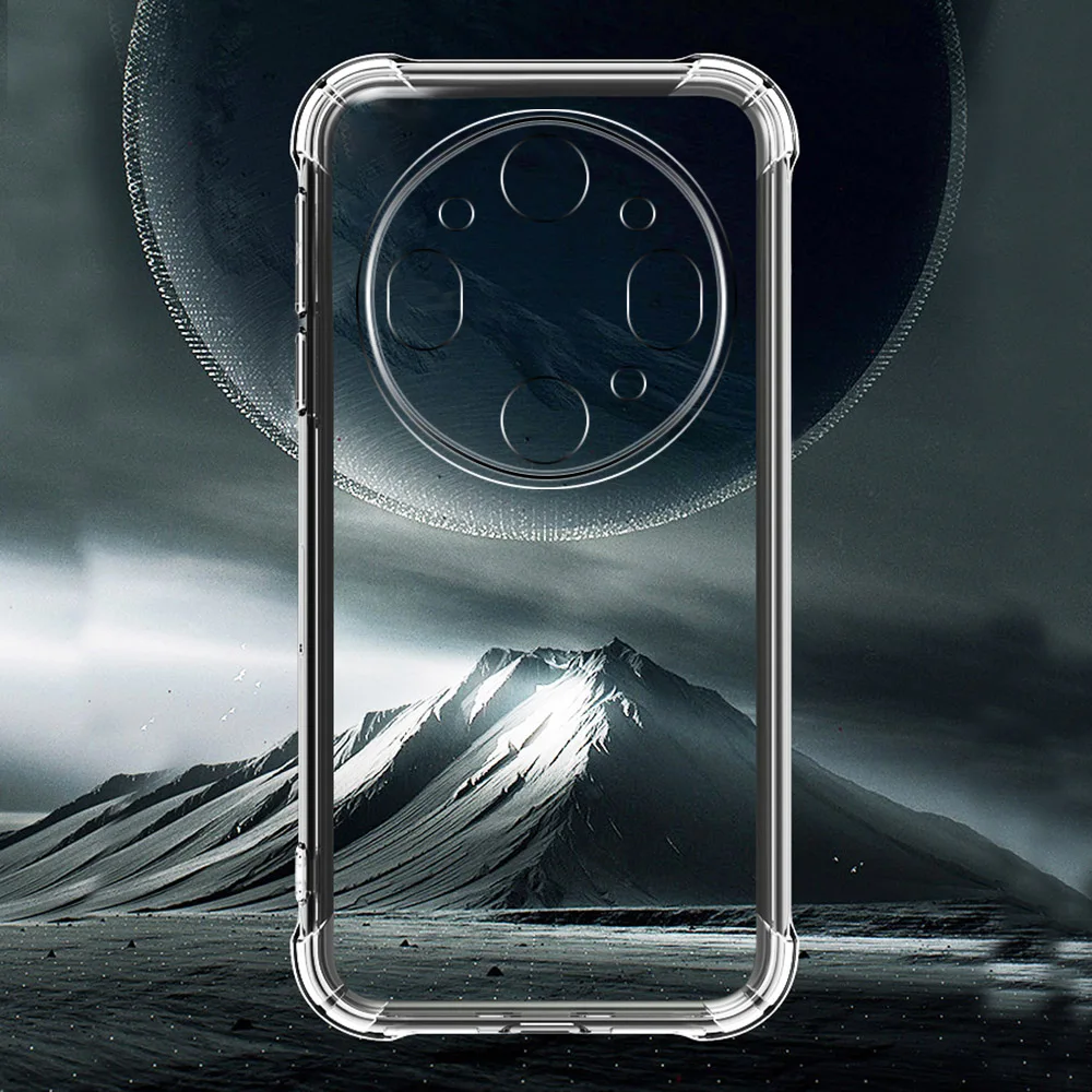 Clear Crystal TPU Phone Case with Airbag Drop Protection