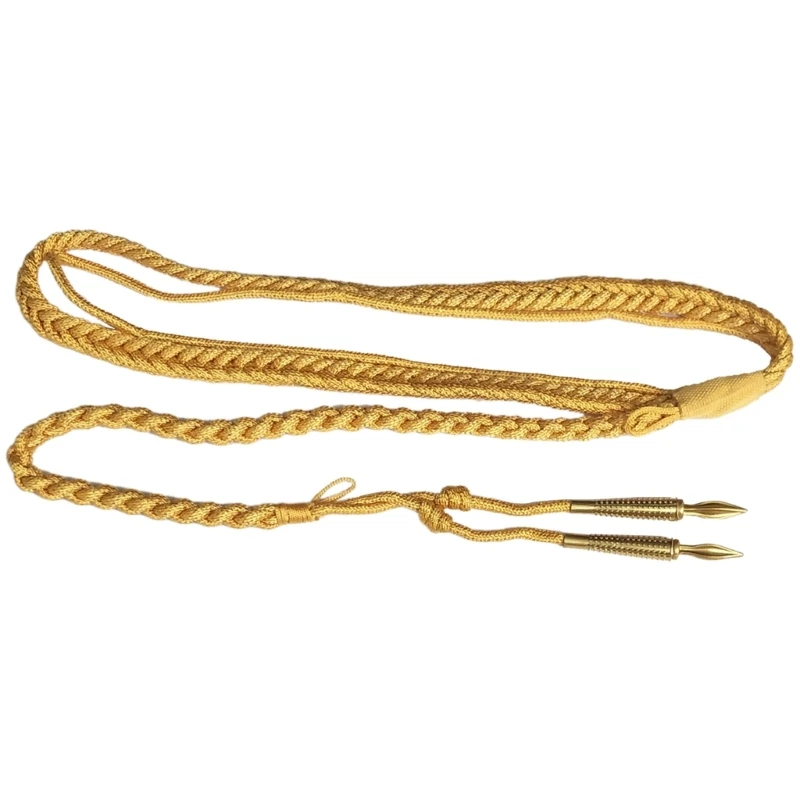 Uniform Shoulder Bars Cord Shoulder Epaulet Aiguillette for Stage Performances