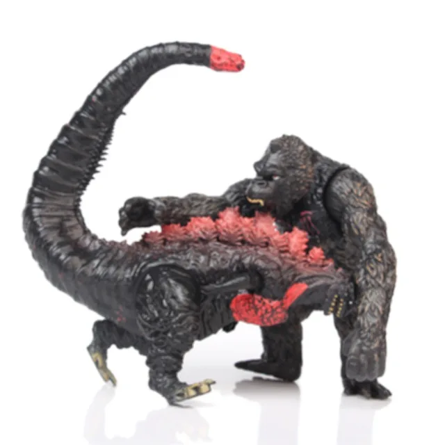 1 Piece of 8.5cm Godzilla VS Monster King Kong Doll Action Doll PVC Toy Handmade Model Violent Dinosaur Decoration Birthday Gift 3