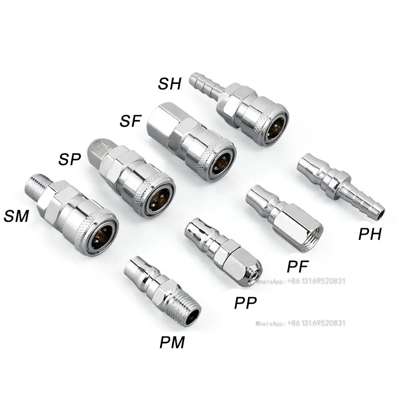 SH PH SP PP SM PM SF Pneumatic Connector Rapidities for Air