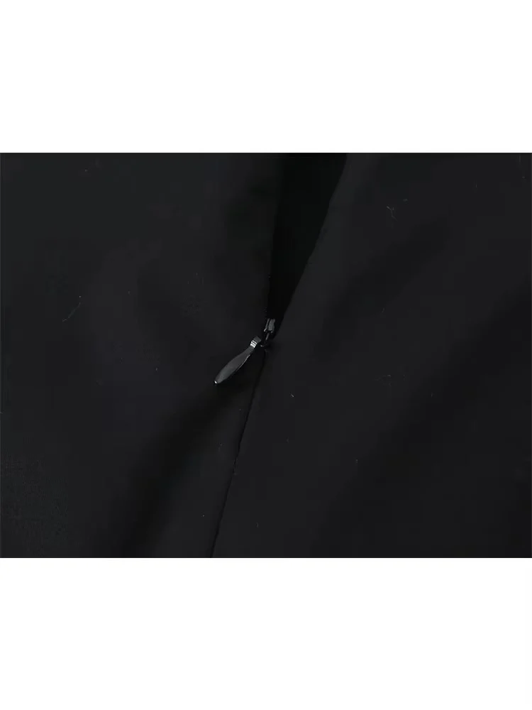 TFMLN Women's Dress Black Off Shoulder Short Female Dresses Fashion Sexy V Neck Club Elegant and Beautiful Ladies A-Line