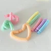 78PCS Pop Tubes Fidget Toys Kids Birthday Party Favors Stress Relief Sensory Toy Toddlers Stretch Tube 5