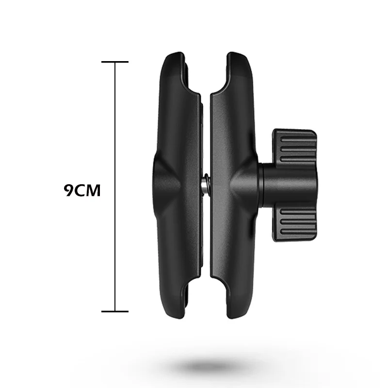 polegada ballhead soquete duplo braço bola base de montagem para câmera da bicicleta motocicleta extensão braço para montagem ram