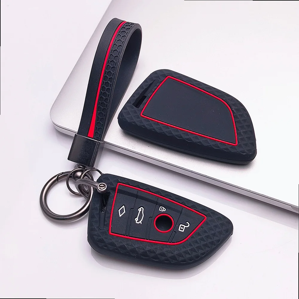 Premium Leather Key Case Cover - Sleek Protection
