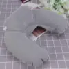 Car Pillow for Sleeping Blow up Plane Travel Size Airplane Neck Support Inflatable Hiking Outdoor Pillows 5
