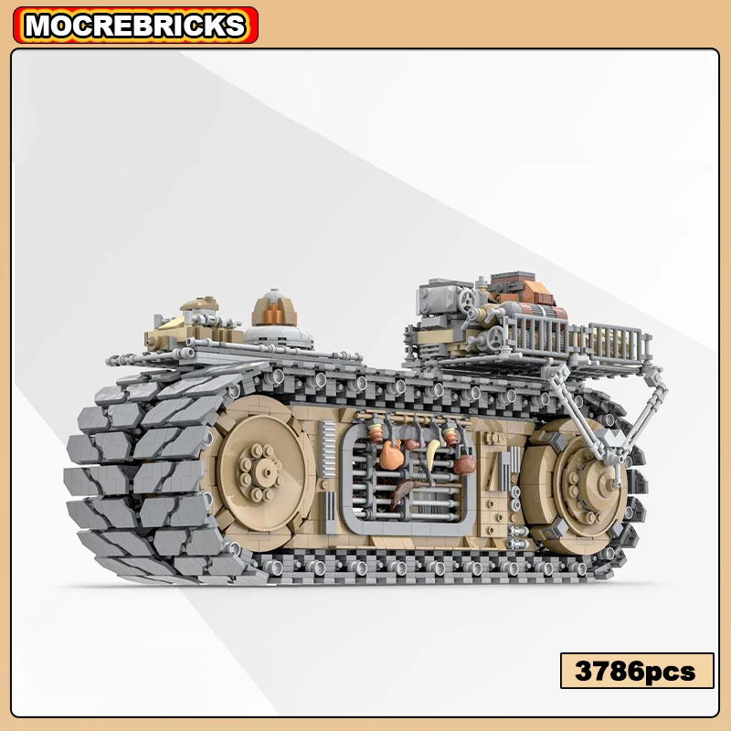 

MOC-169080 Space War DN-25 Tank Tracked Vehicle Building Block Assembly Brick Toy Children's Festival Gifts