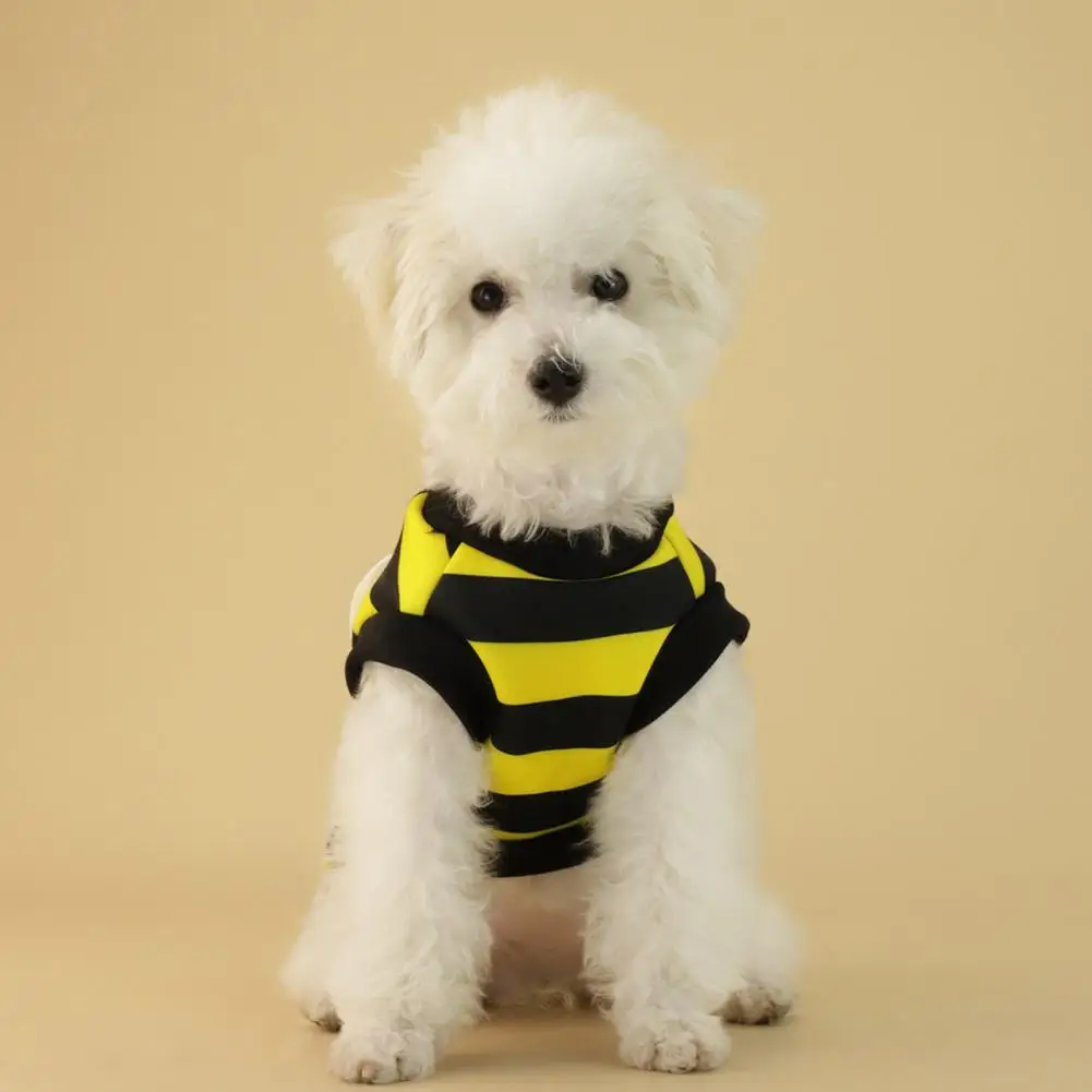 

Pets Clothes Bee-themed Pet Costume Soft Comfortable Two-leg Pullover Clothes For Dogs Cats Quirky Transformer Design