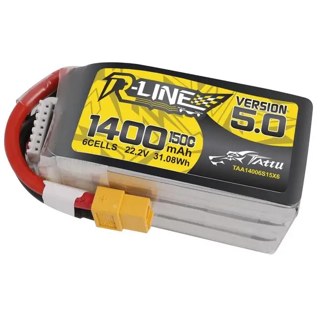 Batteria LiPo 150C 6S 1550mAh per Drone RC FPV