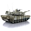 2.4Ghz 7.0 Heng Long 1/16 Snow Plastic Ver M1A2 Abrams RTR RC Tank 3918 Model TH17824-SMT4 6