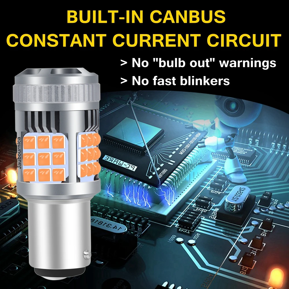 2PCS ο 1156 P21W BA15S BAU15S PY21W Canbus   LED  ڵ 극ũ Ʈ     ÷ ڵ ȸ ȣ
