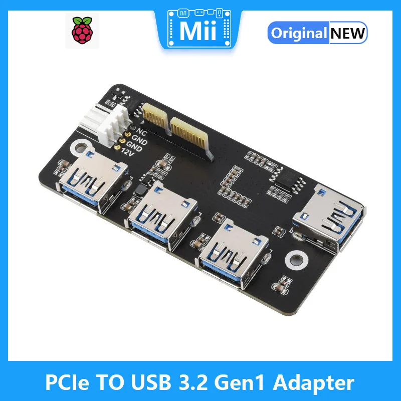 Adattatore Da Pcie A Usb 3.2 Gen1, Per Modulo Di Calcolo Raspberry Pi 4 Scheda Io, 4X Hs Usb