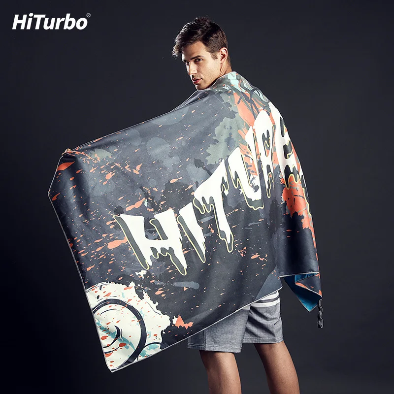 Quick-drying Swimming Absorbent Towel double-sided Velvet Cloth Beach Towel Men And Women Are Shawl
