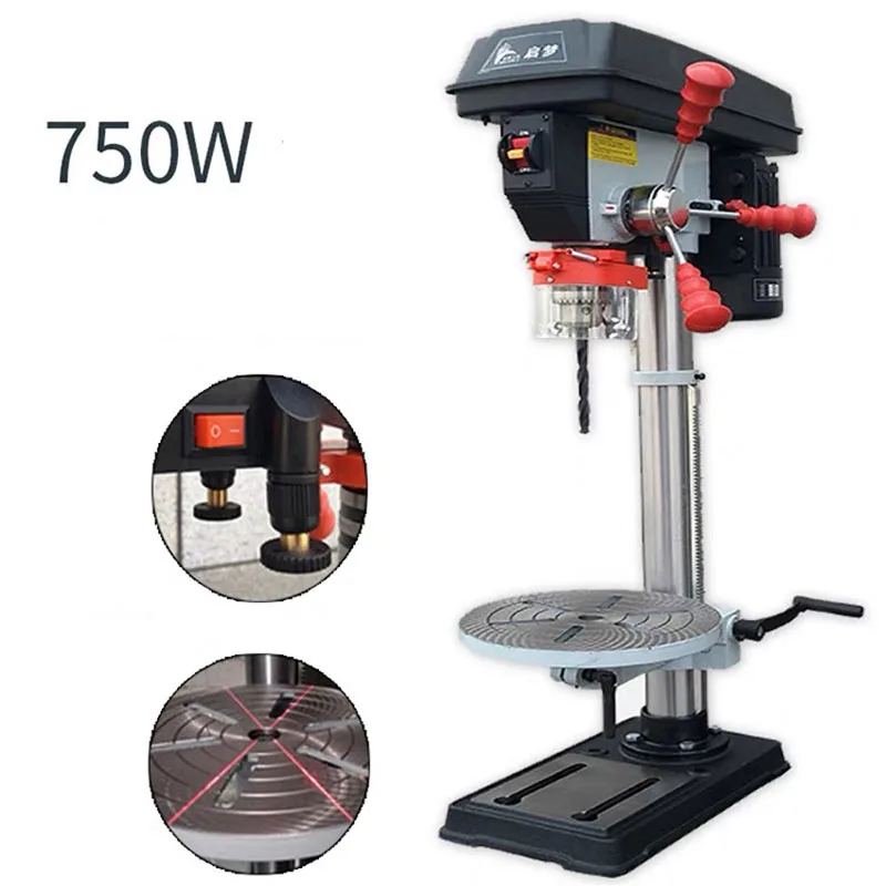 750W Laser Bench Drill Mechanical Accessories Tools Industrial Grade Small Milling Machine Home High Precision Drilling 2