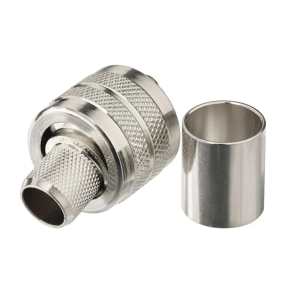 UHF Male Straight Crimp RF Coaxial Connector for CB Radio
