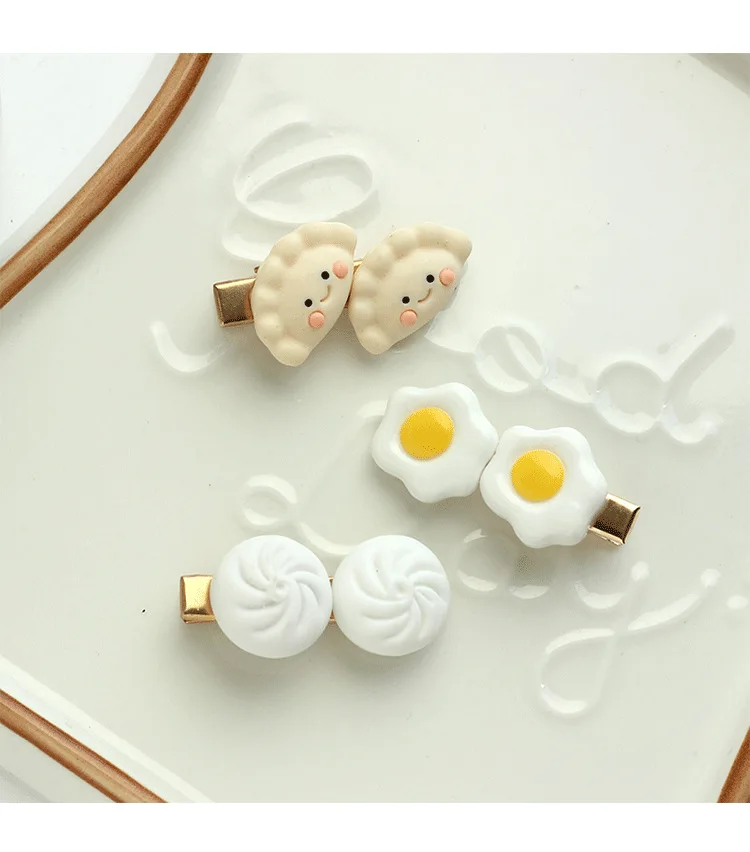Presilha de cabelo divertida design comida para mulher e criança_voghion.com