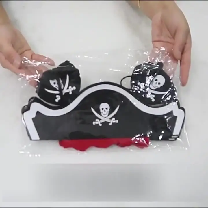 Pack De 20 Parches De Ojo Pirata De Fieltro – Diseño De Calavera, 8x6 Cm, Transpirables Y Cómodos Para Disfraces, Halloween Y Cosplay
