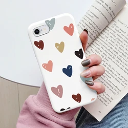 Floral Silicone Phone Case with Cute Cat & Bear Design - Soft Protective Back Cover for iPhone 8 (Kba-aixin92)