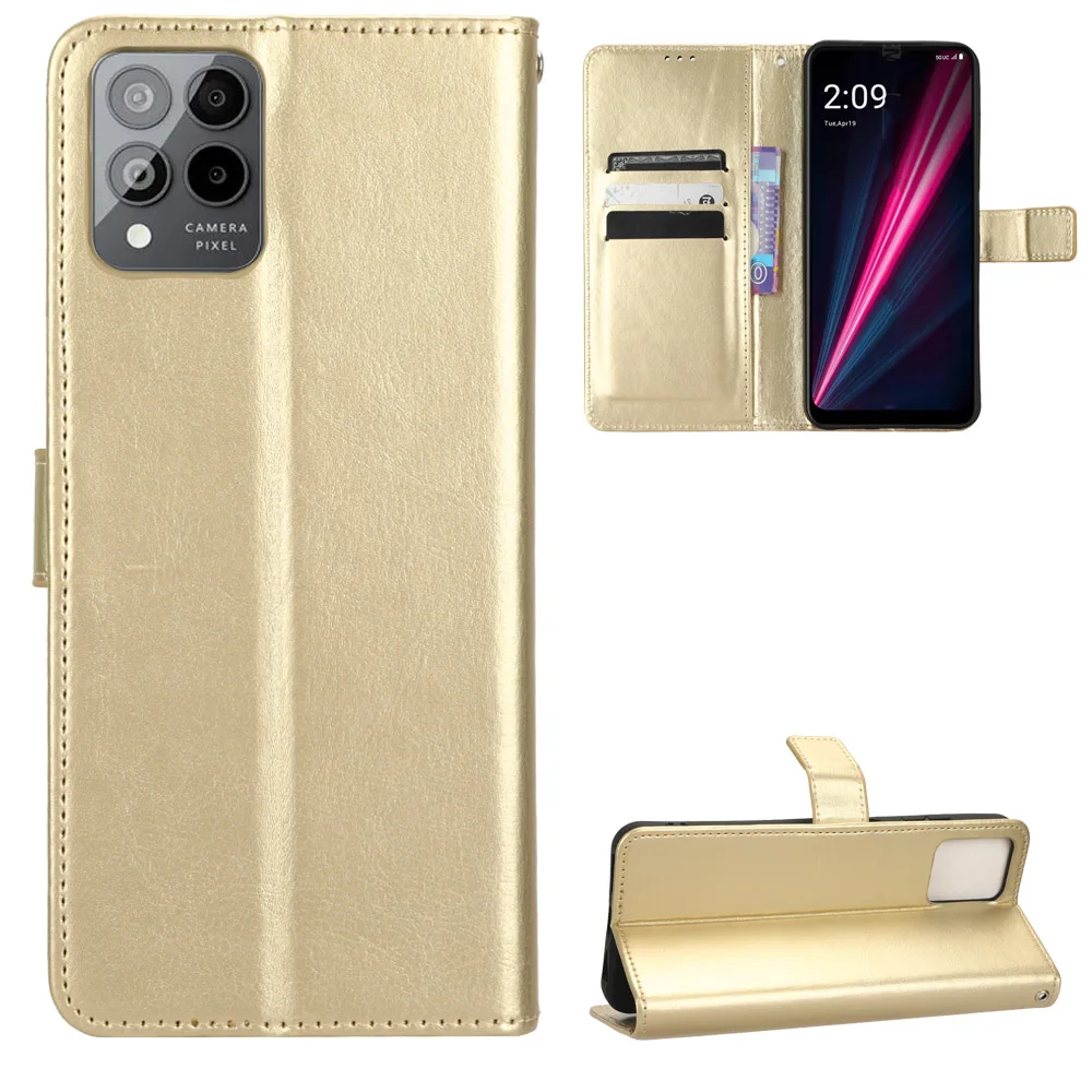 Portafoglio moda custodia in pelle PU per T-Mobile T Phone Pro 5G Flip Cover posteriore protettiva per telefono T Phone 5 G/T Phone Pro 5G - Image 5