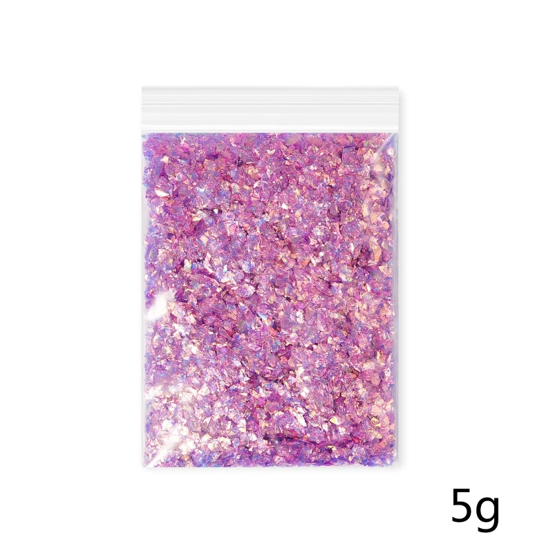 Y4QE 24/12 Colors Chunky Glitter Flakes Sequins Sticker Decorations for Resin