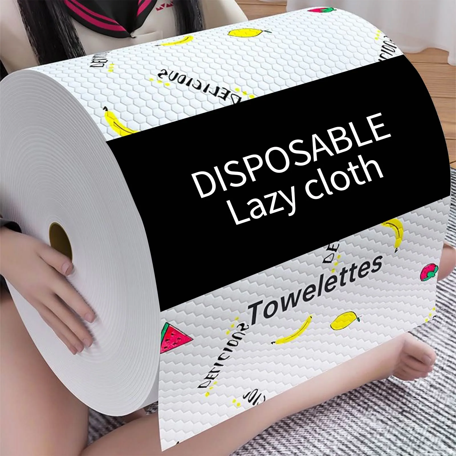 Lazy Cloth,Dry And Wet Dual-use,Household Cleaning,Kitchen Paper,Disposable Dishwashing Cloth,Absorbent Non Greasy tissue paper