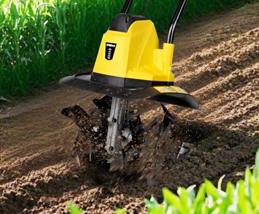 Electric Soil Loosener Garden Tiller High Power Electric Tiller Cultivator 45# S