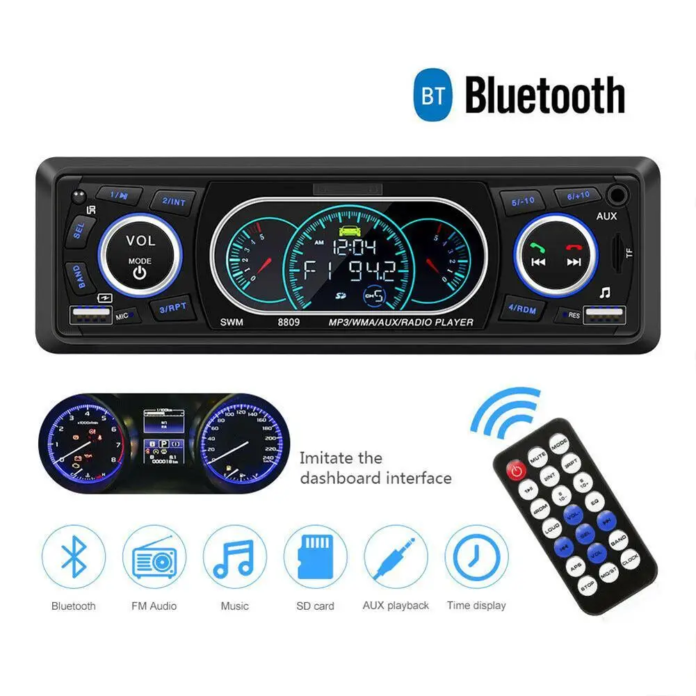 Car Radio Mp3 Player Handsfree Card U Disk