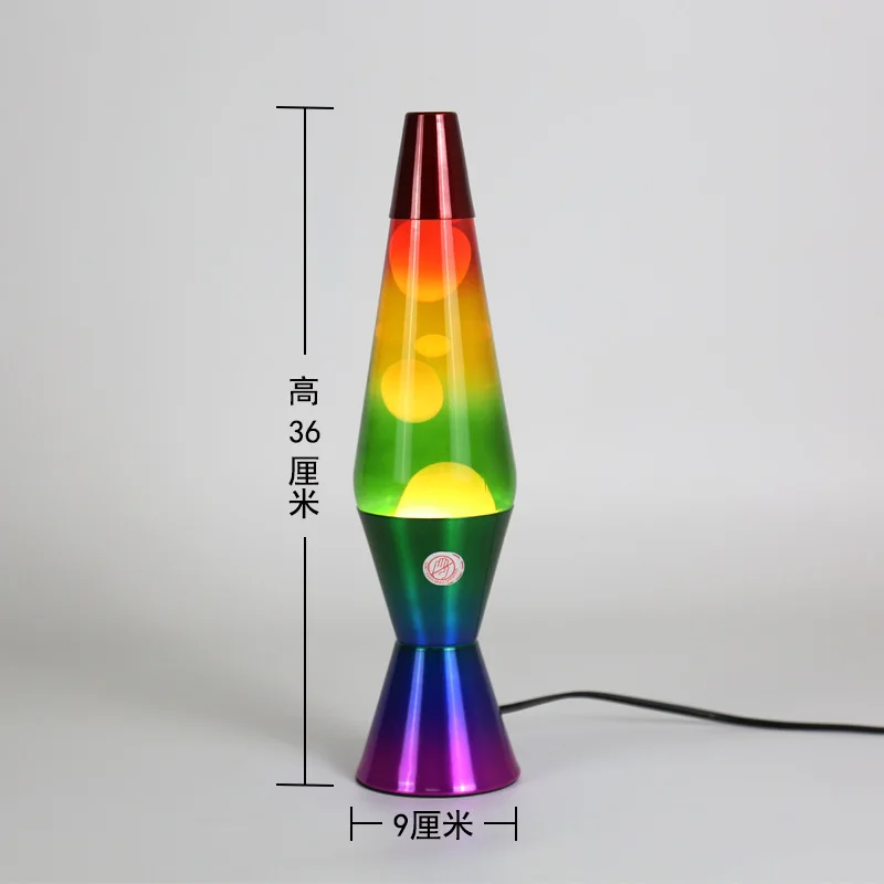 화산 용암 왁스 해파리 램프 홈 크리에이티브 거실 분위기 조명 유럽 표준