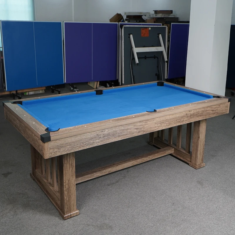 Home indoor multi-functional black 8 billiard table Family table tennis 3-in-1 dining American 9 conference