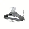10 High-end Velvet Anti Slip Hangers To Save Space Wardrobe Organizer for Organizing Special Hanging Clothes for Household Use 4