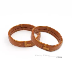 Leather Watch Band Keeper Strap - Adjustable Loop Retainer - 26mm (Light brown)