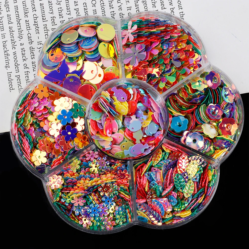 Stylish Sequin PVC Loose Sequins Crafts Paillettes For Sewing Wedding Decoration DIY Accessories sequin embroidery accessories sequin sewing accessories sequins for crafts sequins accessories