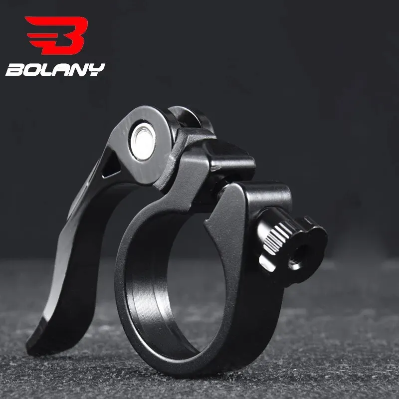 Bike Seatpost Clamp BOLANY Bicycle Seatpost Clamp 31.8/34.9mm Aluminum Alloy Seat For MTB Road Bike Accessories