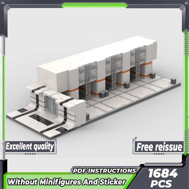 

Строительные блоки Moc, популярная модель из фильма «Звезда», «фронтальная линия», боевые казармы, технология, модульные блоки, подарок, Рождественская игрушка, сборка «сделай сам»