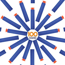 Refill Darts Universal Suction Dart Foam Bullet 100-Dart Refill Pack for Nerf N-Strike Elite Series Blasters Toy Gun Kid Gift