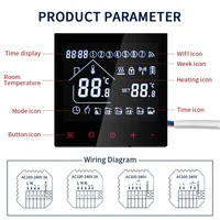 Tuya WiFi Smart Thermostat LCD Display Touch Screen Electric Floor Heating Water/Gas Boiler Thermostat Work With Alexa Alice - Image 6