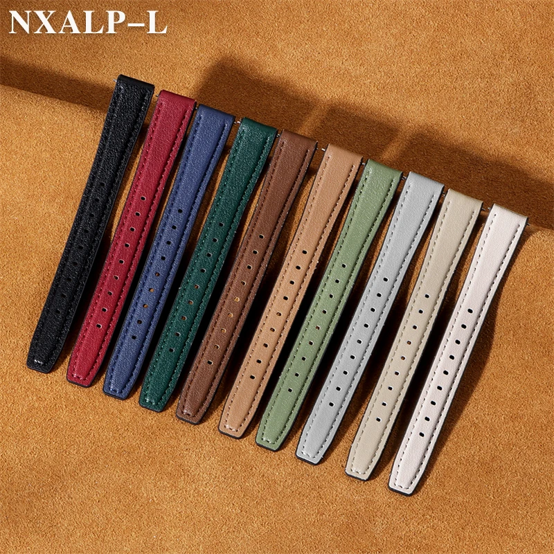 Elegant Silicone Leather Small Wristband - Women's Universal Watch Strap Accessory